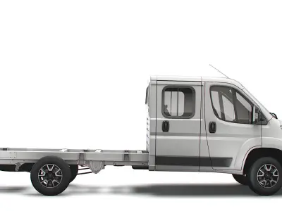 Opel Movano Chassis Truck Crew Cab 4035 WB XL 2022 3D model