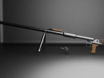 PTRD-41 Weapon model 3D Low-poly 3D model