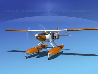 DeHavilland DHC-2 Turbo Beaver V06 3D model