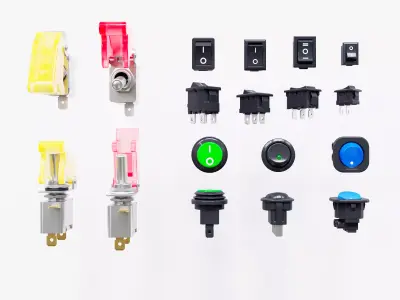 switch button 3D model