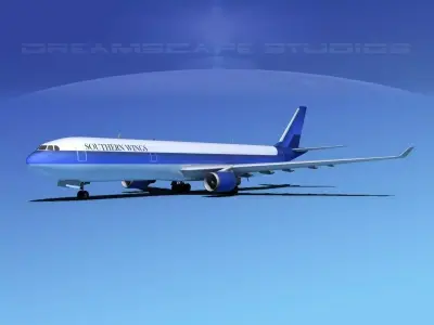 Airbus A330-300 Southern Wings 3D model