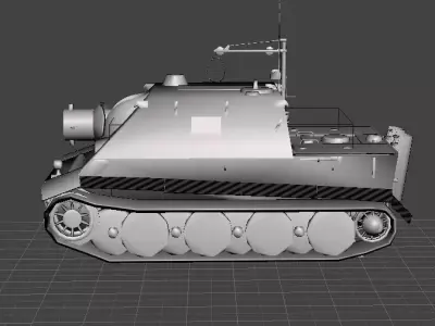 Sturmpanzer VI Sturmtiger Free 3D print model