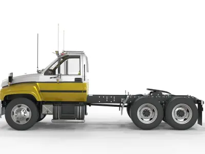 truck shot chevrolet kodiak 2006 3D model