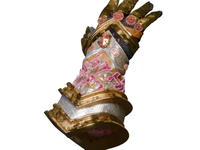 Stylized Fantasy Magic Props Pack 9 Game-Ready Assets Low-poly 3D model