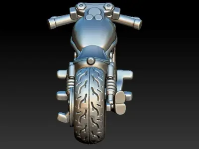 Harley Davidson V-Rod Bobber Free 3D print model
