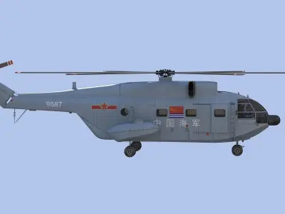 Changhe Z-8 3D model