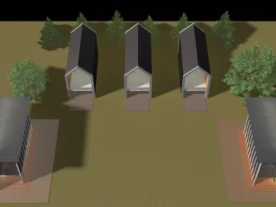 Outdoor pavilion 25-45 3D model