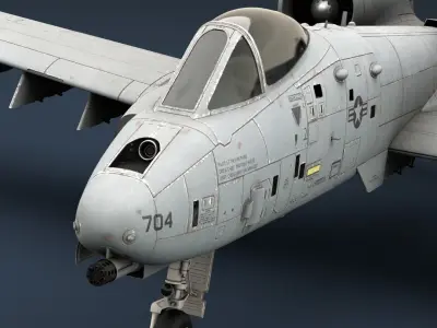 A-10 Warthog (High Poly) 3D model