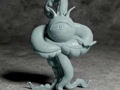 Shuma - Gorath Miniature Free 3D print model