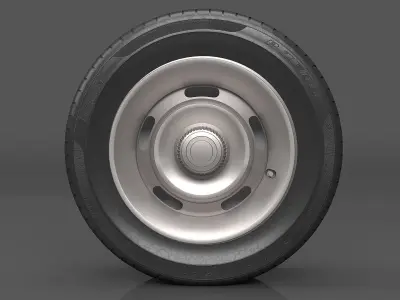 Realistic Wheel Tire 5 3D model