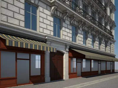 Old Building XIX 3D model