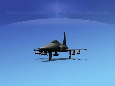 Northrop F-20 Tigershark V06 3D model