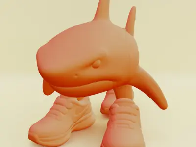 Tralalero Tralala Italian brainrot Printable 3D print model