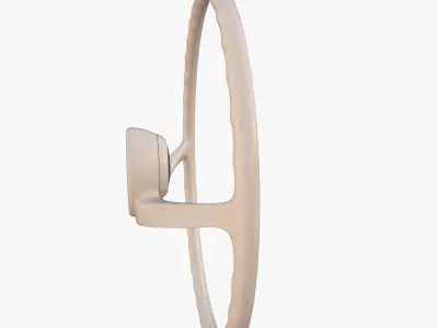 Amphicar 770 Steering Wheel 3D model