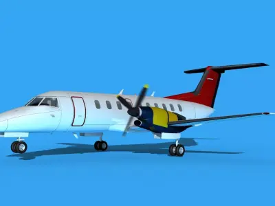 Embraer EMB120 Corporate 5 3D model