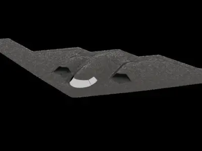 Northrop Grumman B-2 Spirit  Low-poly 3D model