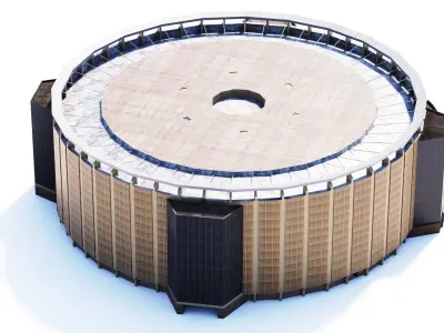 Madison Square Garden Low-poly 3D model