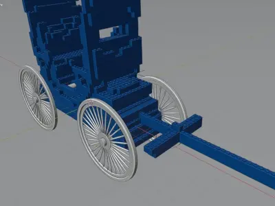 buggy lego model 3D model