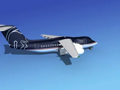 BAe 146-200 Titan 3D model