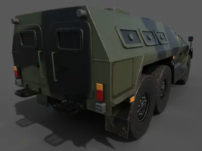 APC Bulat Low-poly 3D model