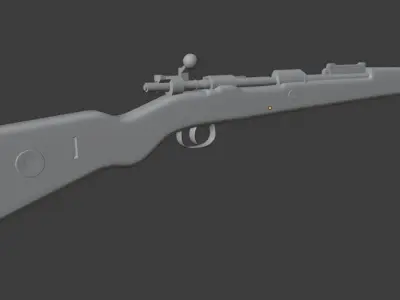 Kar-98 pubg Free low-poly 3D model