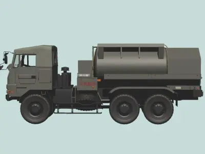 JGSDF Type73  Aviation fuel tank cars 3D model