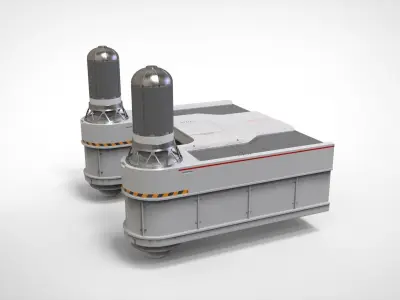 sci-fi Architecture kitbash 40 3D model