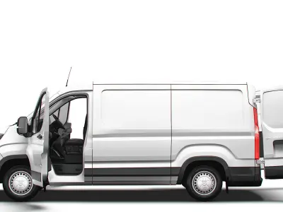 Maxus Deliver 9 Van L2H1 HQInterior 2024 3D model