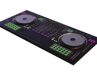 DJ Mixer 3D model