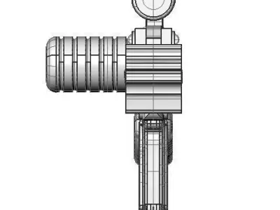 Gun-blaster star wars gun 3D model