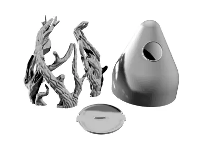 Birdhouse - Tree Egg - 3d Print 3D print model