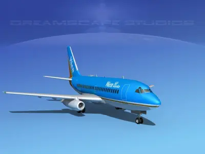 Boeing 737-100 WeinAir 3D model