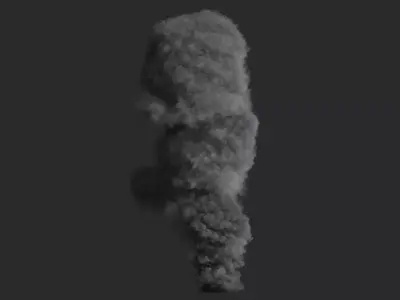 3D Smoke Animation 3D model