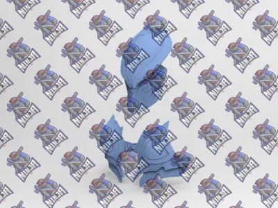 Predator Female Helmet Chest Armor for 3dprint 3D model