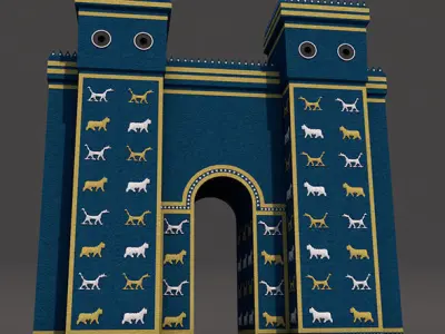 Ishtar Gate 3D model