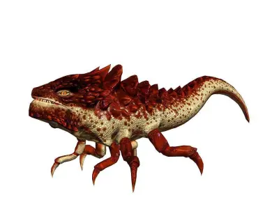 3Dfoin - Dragon Bug Low-poly 3D model