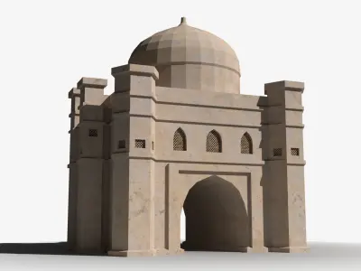 Arab x48 Low-poly 3D model