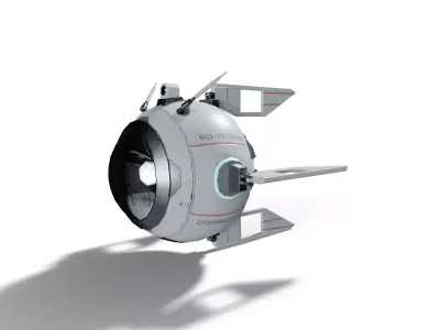 Sci-Fi Drone Camera 3D model