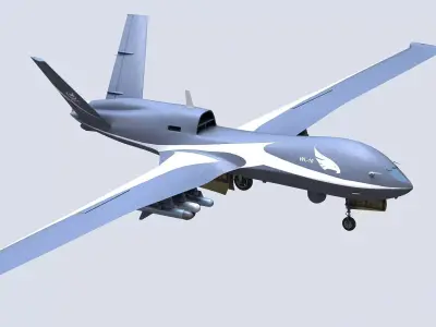 Wing Loong-10 UAV 3D model