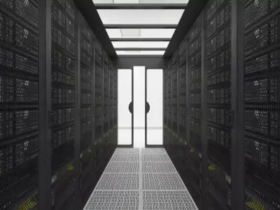 Server Room and Monitoring Center 3D model