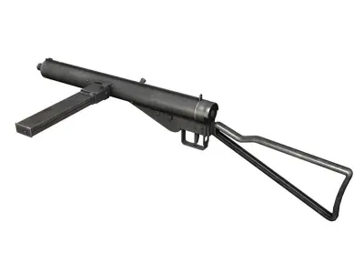 Sten MKIII Submachine Gun 3D model