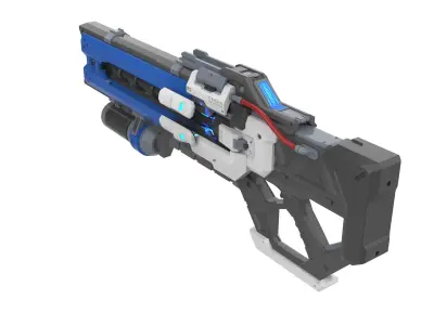 Soldier 76 Pulse Blaster - Overwatch - Commercial - STL 3D print model
