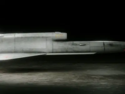 TU-141 Strizh Low-poly 3D model