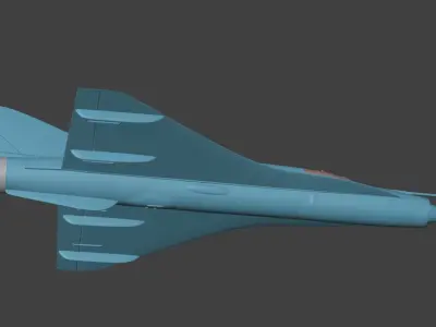 Mig-21 Tu-144 Analog 3D print model