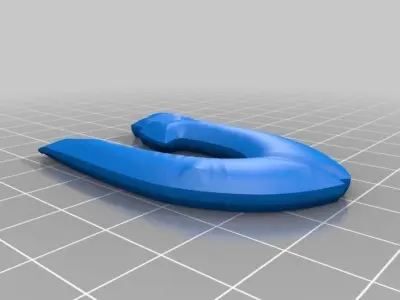 Matau fish hook Free 3D print model
