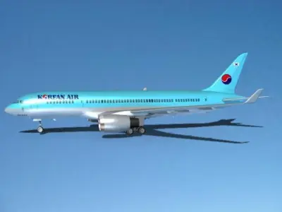 Boeing 787-8 Korean Airlines 3D model