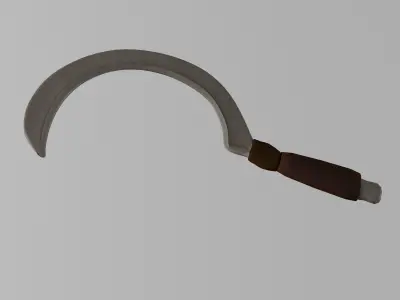 Sickle Low-poly 3D model