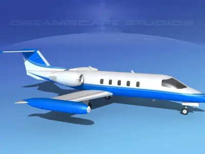 Gates Learjet 35 V14 3D model