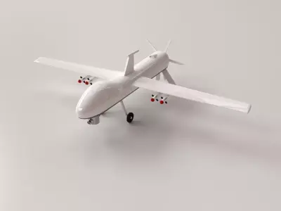 UAV v2 3D model