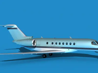 Cessna Citation C700 Longitude V07 3D model